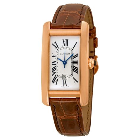 cartier tank americaine pink gold|cartier tank americaine for sale.